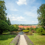 Blick in Ries vom Schlosshof